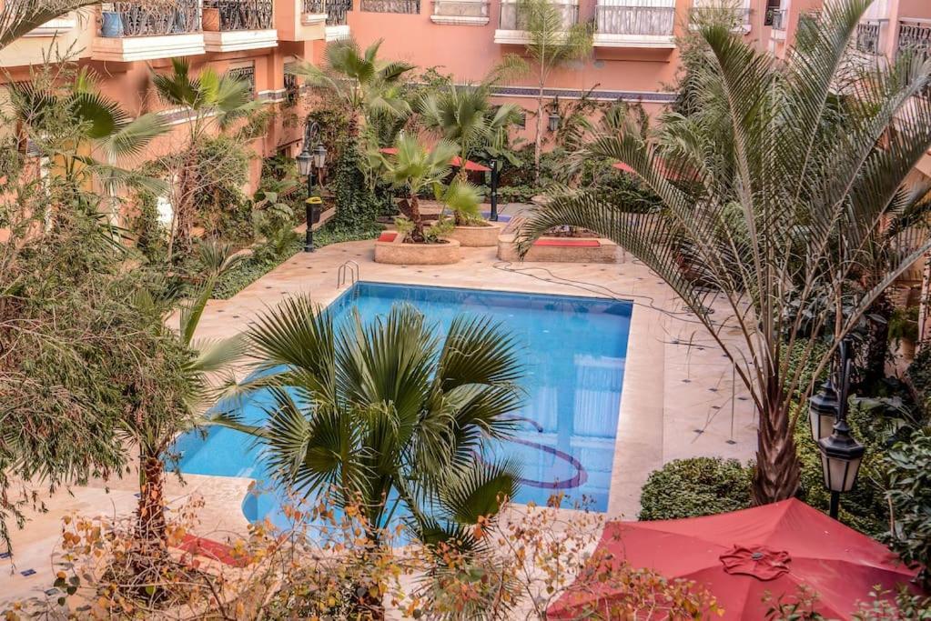 Beautiful, Great Equipped 122 M Holiday Apartment Near Majorelle Garden And Gueliz With Pool Views And A Large Balcony And Terrace Маракеш Екстериор снимка
