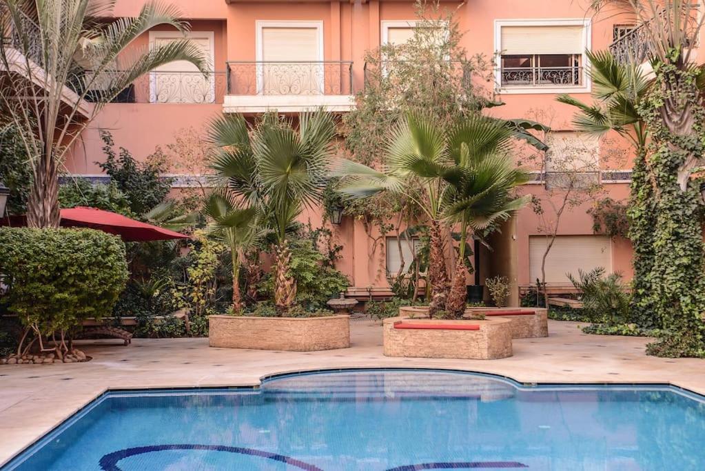 Beautiful, Great Equipped 122 M Holiday Apartment Near Majorelle Garden And Gueliz With Pool Views And A Large Balcony And Terrace Маракеш Екстериор снимка